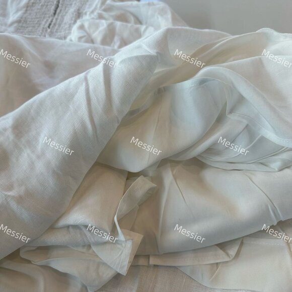 Reformation Balia Linen Dress in White - Picture 10 of 11